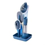 Opciones de tamaño y color: mide 5 x 13 x 10 cm y está disponible en azul, gris, rojo claro y verde; comprueba la tabla de tallas en lugar de la tabla de tallas de Amazon para manejar la longitud y el tamaño del cepillo para satisfacer tus necesidades.