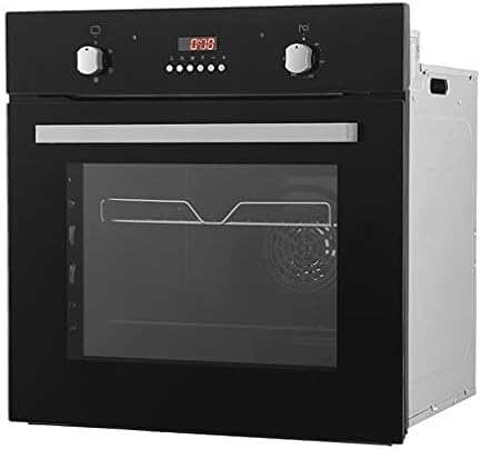 Cookology FOD602BK Large Built-in Electric True Fan Oven in Black - 60 Litre Capacity - Easy Programmable Timer - Digital Clock - Defrost Setting - Grill Mode - Image 3