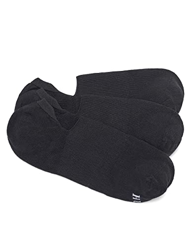 Image of HUE womens Cotton Arch Hug Liner Sock 3 Pair Pack