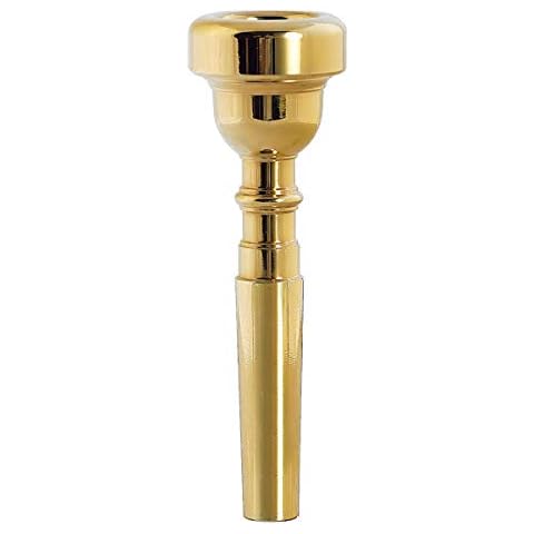 Missmore Gold Trumpet Mouthpiece 7C Size Instrument Accessory for Beginners and Professional Cover