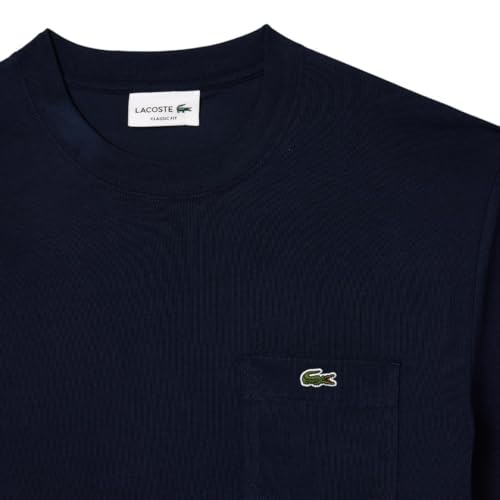 Image of Lacoste Men's Cotton T-shirt with Breast Pocket