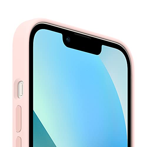 Image of Apple iPhone 13 Silicone Case with MagSafe - Chalk Pink