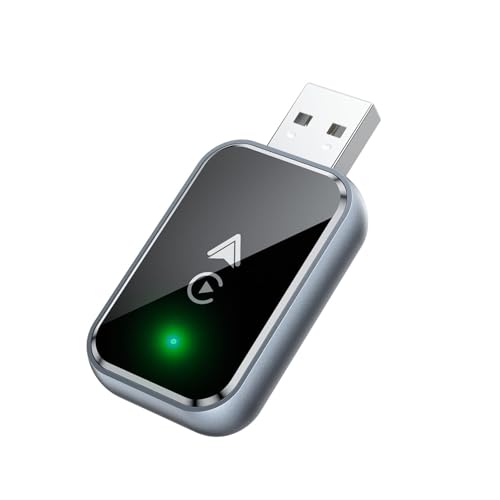 Wireless CarPlay Adapter UK 2-in-1 – Android Auto Apple Car Play Dongle – Mini USB for Seamless Vehicle Connectivity