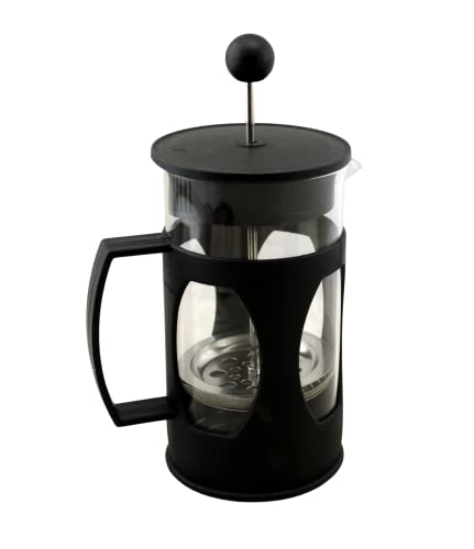 DINY Home & Style French Press with Protective Plastic Exterior - Brew Fresh Coffee and Tea (20 Ounce)