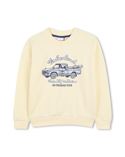 Sweatshirt Timberland jaune pour garçon idéal pour le quotidien des enfants