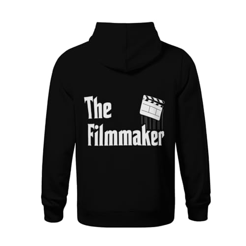 Kids Vintage Funny Filmmaker Boys Girls Lightweight Kangaroo Pocket Fleece Hoodies3