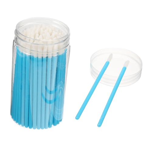 Healeved 100個使い捨てリップブラシ メイクアップ用リップブラシ 持ち運びに便利な化粧ツール プロフェッショナルにも家用にも