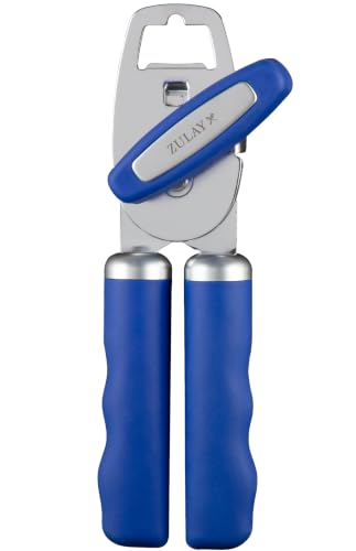 Image of Zulay Kitchen Manual Can Opener Heavy Duty Patented Stainless Steel, Royal