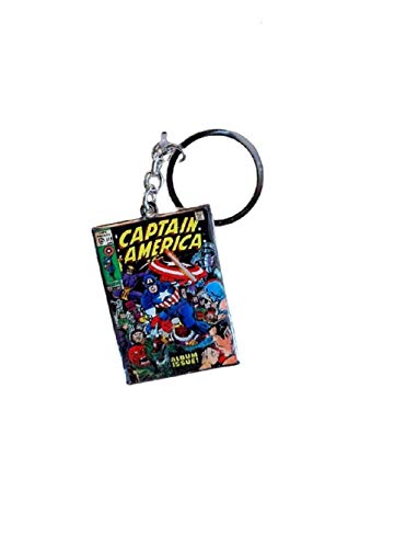 Porte-clés Marvel Comic Captain America sous Licence Officielle