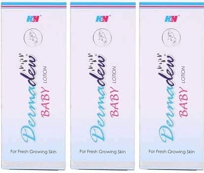 Dermadew Baby Lotion - pack of 3x 80 ml (240 ml)