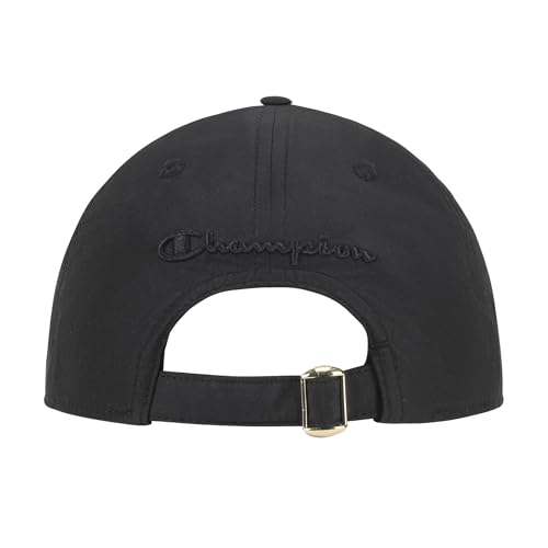 Champion Women's Lifestyle Sport Adjustable Baseball Cap, Black, One Size - image 2