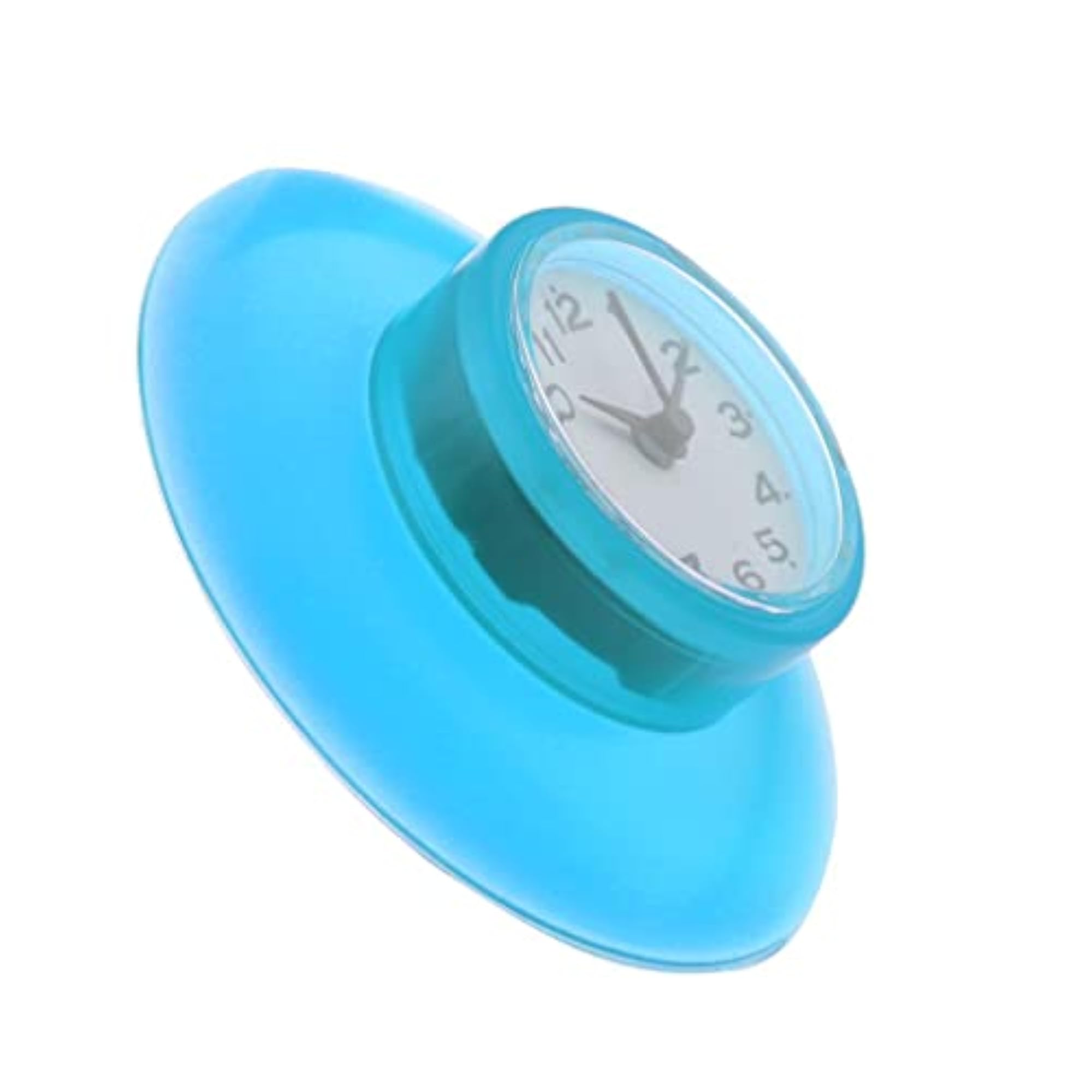 Mini Waterproof Kitchen Bathroom Shower Clock with Suction Cup, White