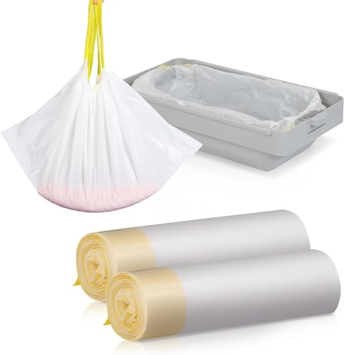 SnugglePals Premium Cat Waste Disposal Bags for Cat Litter Boxes, Cat Waste Bags, 20 Count-Cat Litter Liners