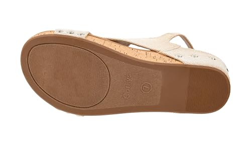 Image of Corkys Footwear Volta Wedge - Chic Elegance Meets All-Year Comfort with a 2-Inch Cork Heel and Marshmallow Insole for Stylish Everyday Wear and All-Day Comfort