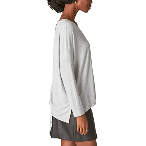 Lucky Brand Women's Cloud Jersey Deep V Ruched Top2