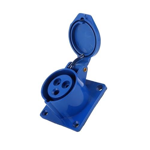 Zócalo oculto IP44 contra cortocircuitos LX-313-16A industrial de tres núcleos