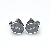 HiFiGo ROSESELSA Aurora Ultra IEM,1 Planar + 1Dynamic Driver in Ear Monitor, Gaming Earbuds, HiFi Wired Earbuds with Metal Outer Cavity, Detachable Cable, Dongle +RZ200m for Musician (Silver)