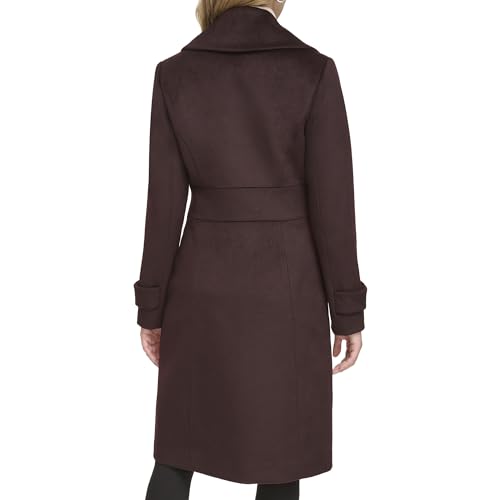Kenneth Cole Women's Solid Wool Blend Trench Coat4