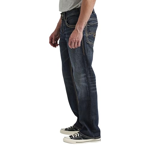 Silver Jeans Co. Men's Gordie Relaxed Fit Straight Leg Jeans2
