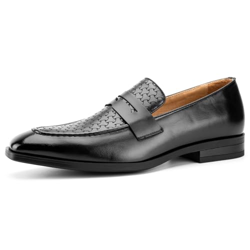 Image of JITAI Mens Velvet Loafers Dress Shoes Loafers for Men Tuxedo Suit Shoes