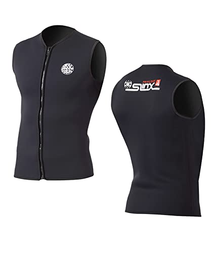 clhjinruoliu Men Women Wetsuit Top 3MM Neoprene Sleeveless Vest for Diving Surfing Swimming Sailing Slimming Sauna Workout,M