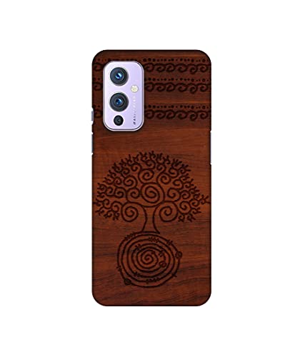 Image of Amazon Brand - Solimo Designer Engraved Patten 3D Printed Hard Back Case Mobile Cover for OnePlus 9