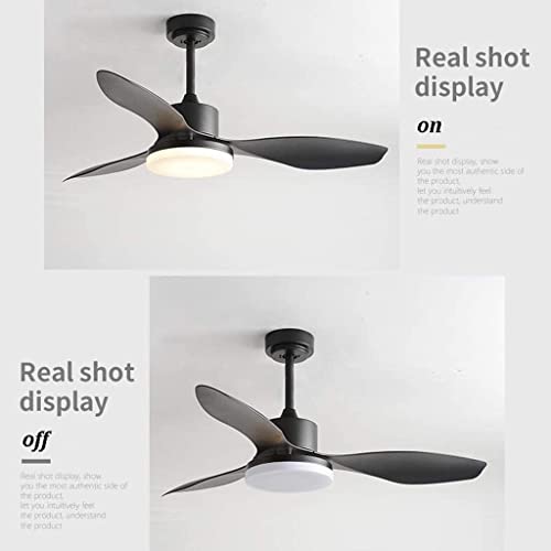 Ventilateur de plafond design 3 pales ABS avec éclairage LED modulable haute performance