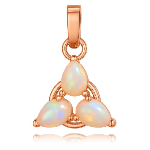 Pendentif opale éthiopienne naturelle, le cadeau idéal pour femme