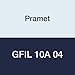 Pramet GFIL 10A 04 Carbide External Grooving and Turning Holder, Left Hand, G Type Clamp, Insert LCM. 0416, 0.625" x 0.625" Square Shank