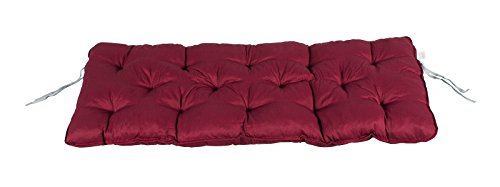 Meerweh La Mer Mal Coussin pour Banc 3, Rouge, 150 x 50 x 10 cm, 74078