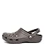 Crocs unisex adult Classic | Water Shoes Comfortable Slip on Shoes Clog, Chocolate, 10 Women 8 Men US