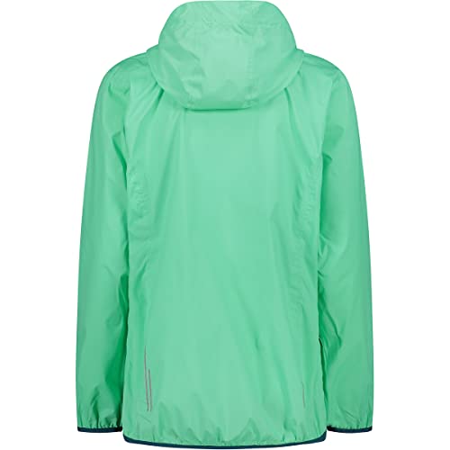 CMP - Damen-Regenjacke mit fester Kapuze, Minze, D36