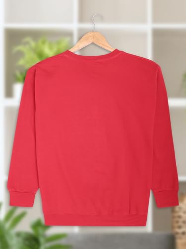 Image of Mack Jonney Fleece Regular Fit Printed Round Neck Sweatshirt for Men-MACK639320