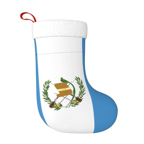 HTRDJH Chaussettes décoratives de Noël avec drapeau du Guatemala - Chaussettes de Noël pour adultes - Décorations de fête de Nouvel An