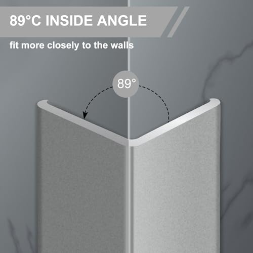 Image of Wall Corner Protector,Stainless Steel Wall Corner Guards for Protect,3 /4 Inch x 36 Inch Metal Corner Protector for Walls, Tables and Cover Sharp Furniture.4PCS