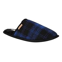 Ben Sherman Men's Noa Mule Slipper Black/Blue, EU 41/42, US 8/9