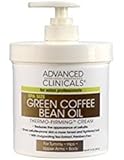 Crema De El Cafe Verde Para Eliminar La Celulitis - Crema Adelgazante Anticelulitis - Hidrata La Piel - Tratamiento 16 Onzas