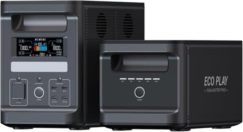 Amazon.co.jp: Eco Play EP1800 ポータブル電源 大容量 蓄電池