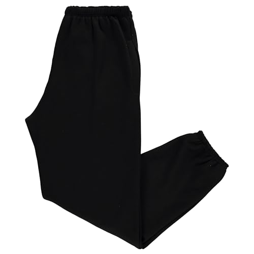 Yacht & Smith 36 Pack of Wholesale Childrens Unisex Jogger Bulk Sweatpants, Black Navy Gray, Comfy Lounge Joggers for Kids4