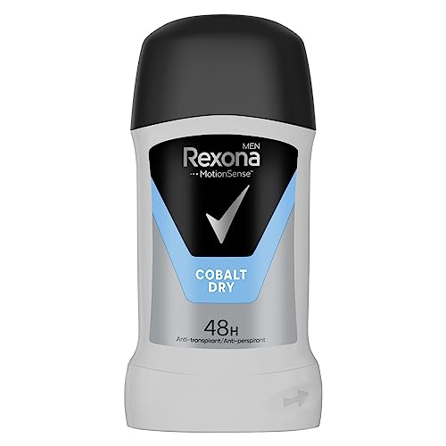 Rexona Men MotionSense Anti-Transpirant Deo Stick Cobalt Dry Deodorant mit 48 Stunden Schutz gegen Körpergeruch und Achselnässe 50 ml – Ansicht 1