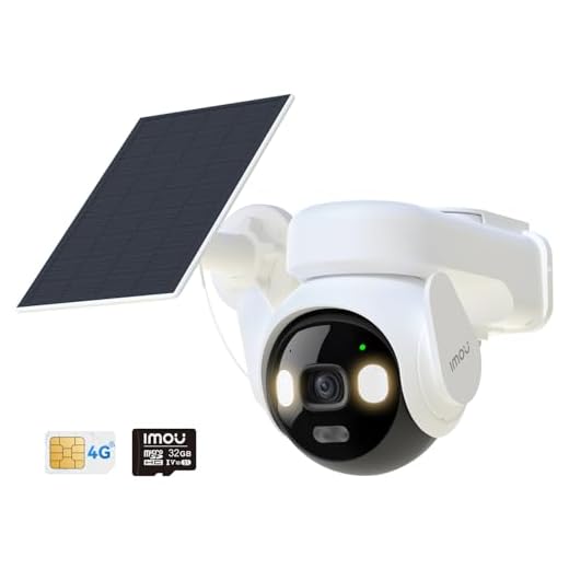 Imou 5MP Cámara Vigilancia 4G WiFi Dual, Grabación 24/7 AOV, Cámara Exterior Solar con Batería 10000mAh, Detección Humana/Vehículo, Visión Nocturna Color, Mode Privado, Incluye Sim y 32GB Tarjeta SD