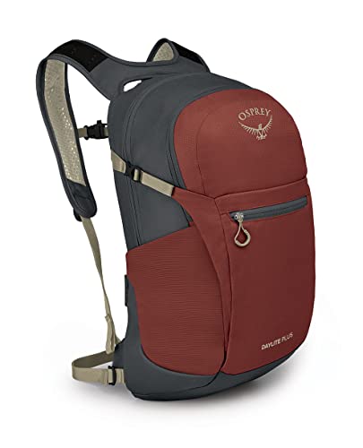 Osprey Daylite Plus Daypack, Acorn Red/Tunnel Vision Grey, O/S