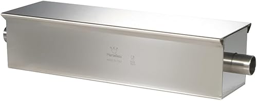 Miniatura 1 de Martellato Molde para pan de acero inoxidable pesado 30TC50F de 28.7 onzas con centro tubular para llenar la torta después de hornear