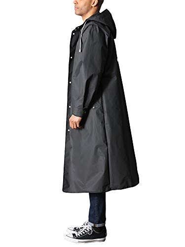 Rain Jacket Men Rainproof Jacket Long 