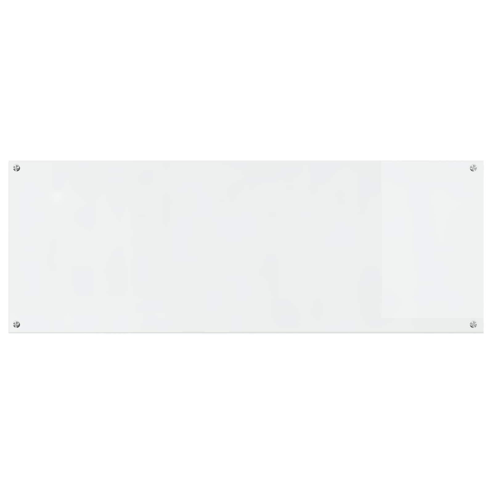 vidaXL Schienale da cucina Trasparente 110 x 40 cm vetro temperato, Parapetto in vetro moderno e resistente per cucina, schermatura anti-calore, design elegante, facile da installare