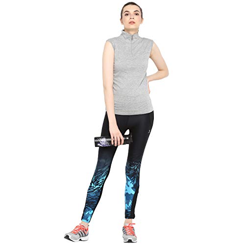 Image of Ap'pulse Women's Sleeveless 1 /4 Zip Hineck Tshirt(Pack of 2)