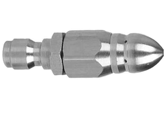 VIPARTH Pressure Washer Sewer Jetter steel Nozzle | Durable Design | Sewer Jet Nozzle | Pressure Drain Jetter Hose Nozzle | nozzle size 1/4 inch (B0D3CGSGNJ) Amazon Price History, Amazon Price Tracker