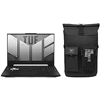 ASUS TUF Dash F15 (2022), 15.6-inch (39.62 cms) WQHD 165Hz/3ms, Intel Core i7-12650H 12th Gen, RTX 3070 8GB Graphics, Gaming Laptop, FX517ZR-HQ030WS + VP4700 TUF 17″ (43.18 cm) Backpack (Black)