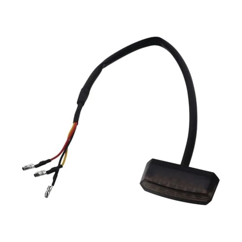 Feu stop moto clignotant indicateur avec lentille fumée pour phare vélo universel