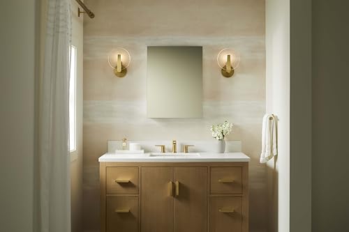 image for Kohler 55060-NA Embark Slim Medicine Cabinet Mirror, Adjustable Shelve